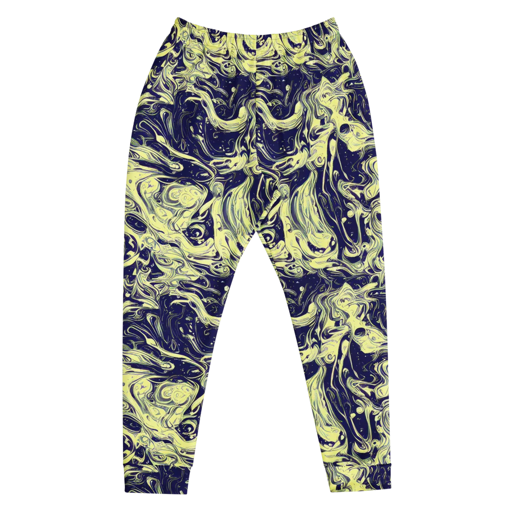 Midnight Marbles on Men's Joggers — Front