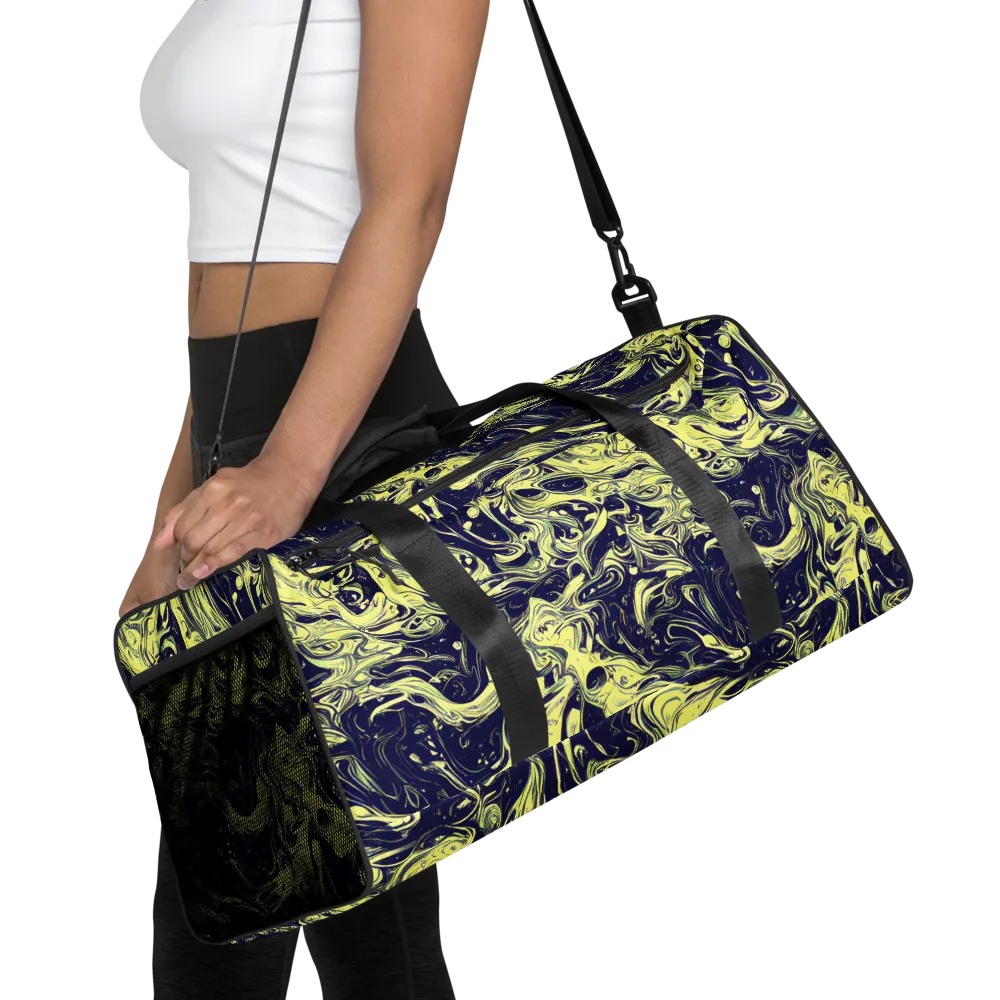 Midnight Marbles on Duffle Bag — Front