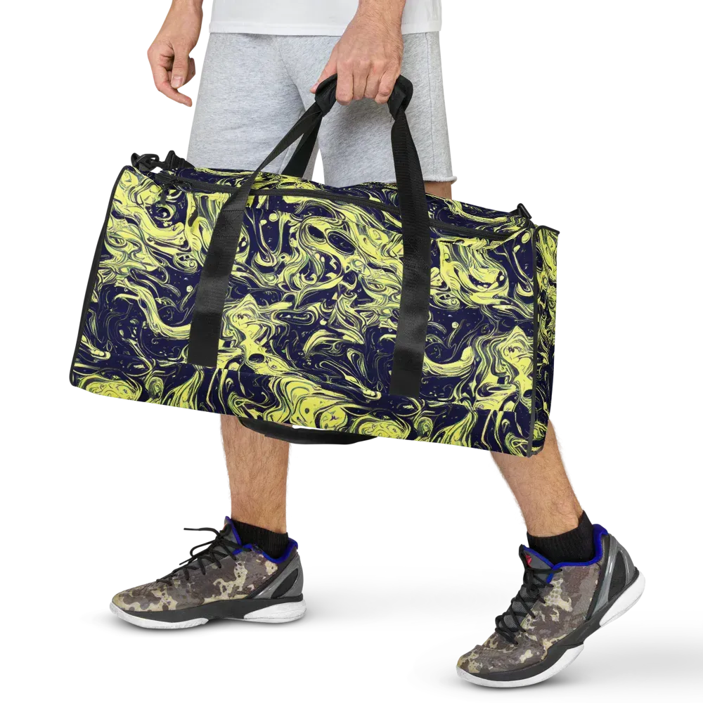 Midnight Marbles on Duffle Bag — Front