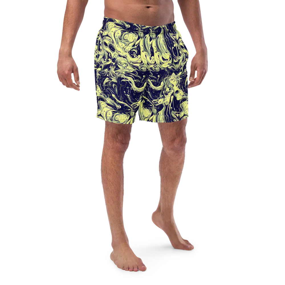 Midnight Marbles on Swim Trunks — Front