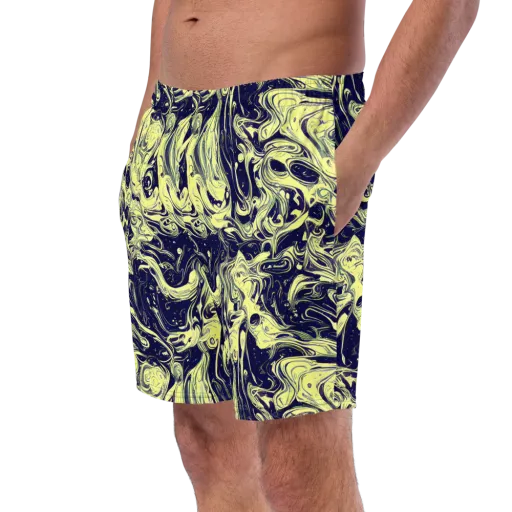 Midnight Marbles on a Swim Trunks