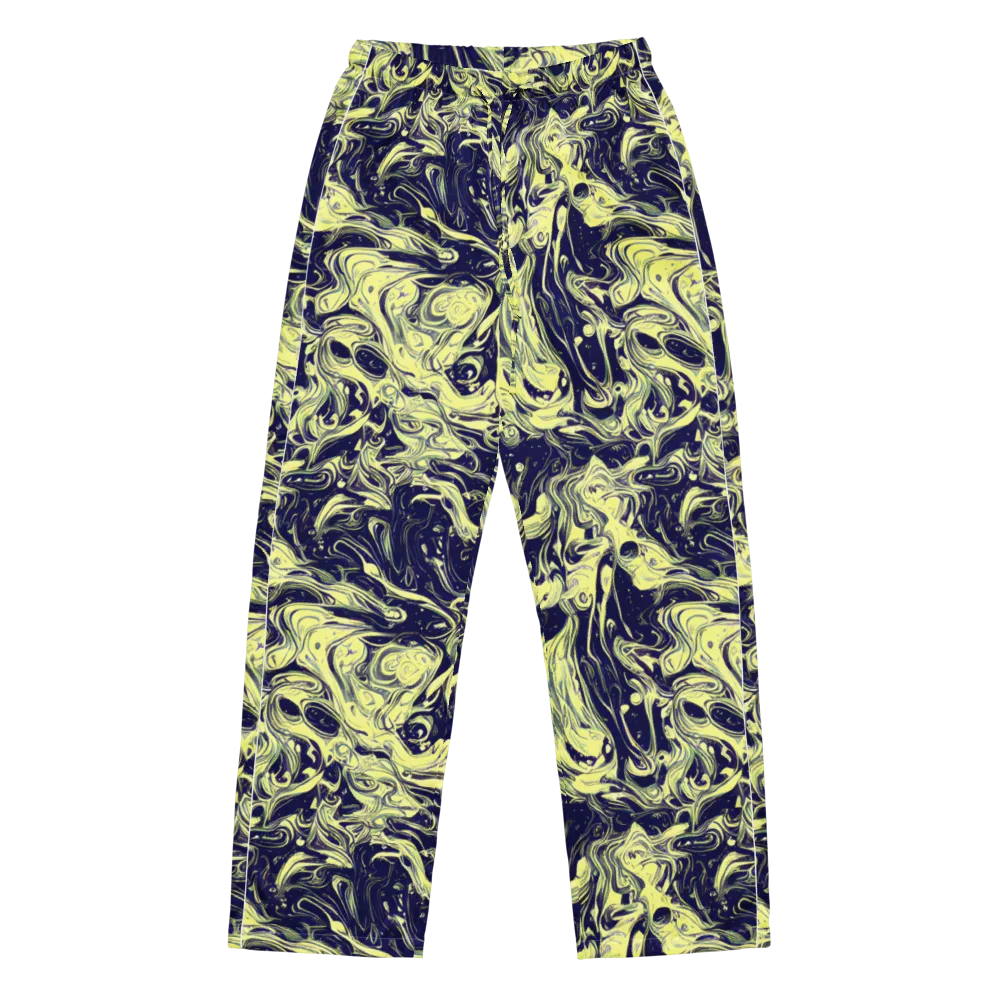 Midnight Marbles on Women's Pajama Pants — Front