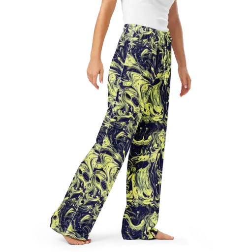 Midnight Marbles on a Women's Pajama Pants