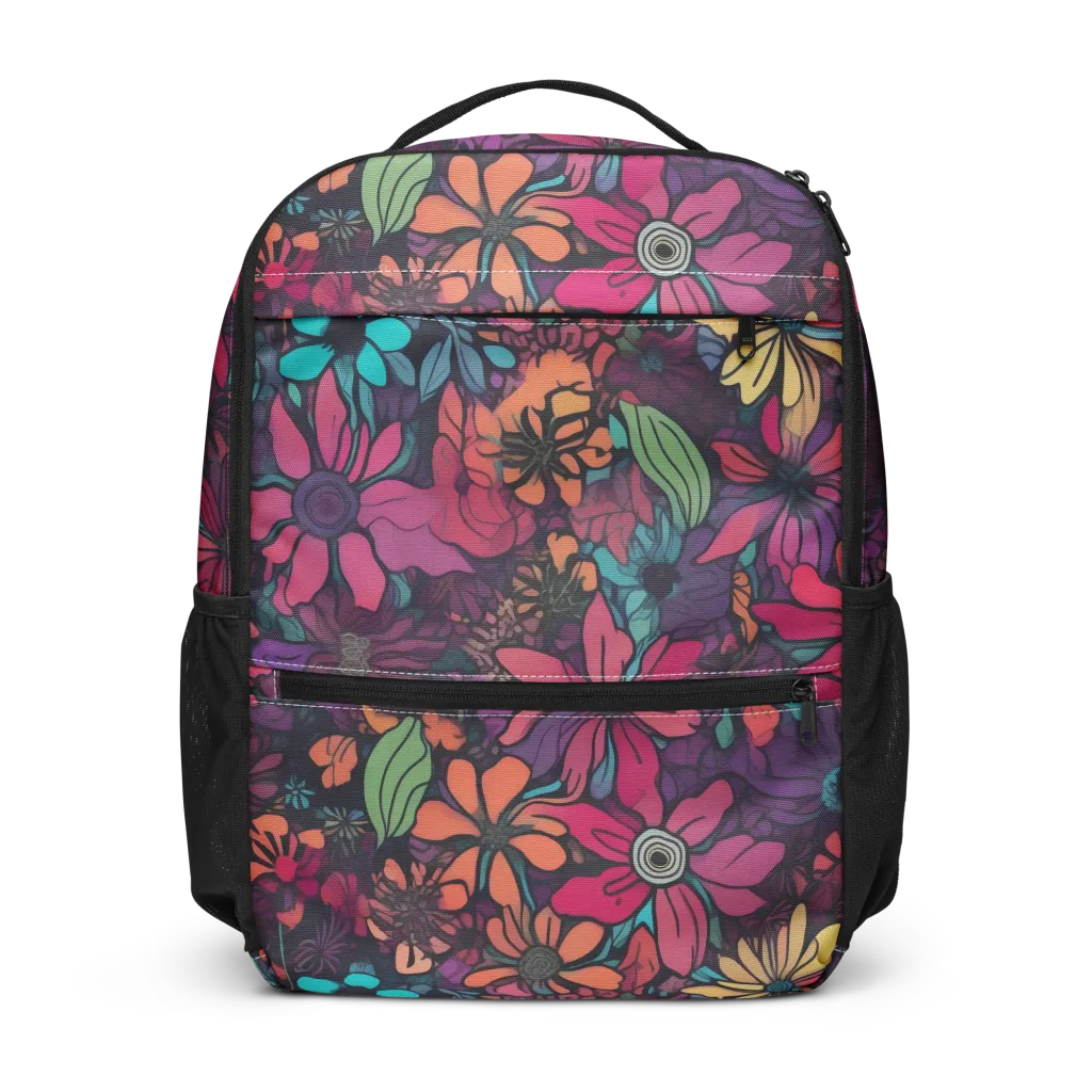 Neon Herbarium on Utility Backpack — Front