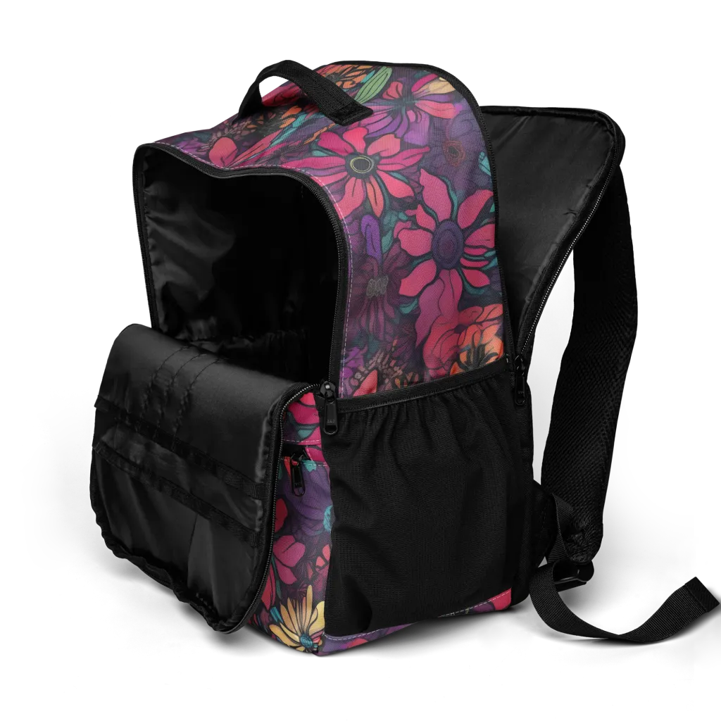 Neon Herbarium on Utility Backpack — Product details 2
