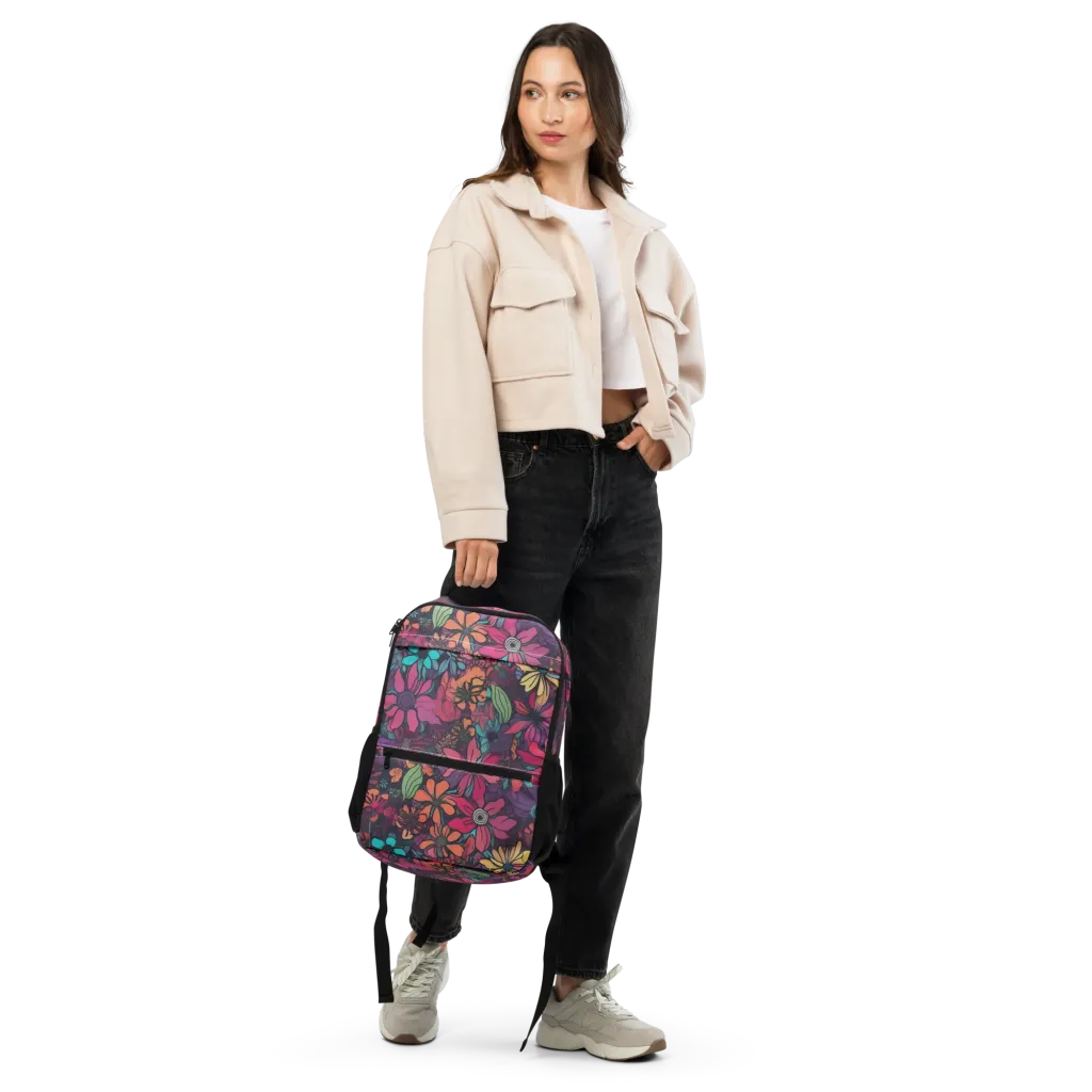 Neon Herbarium on Utility Backpack — Front
