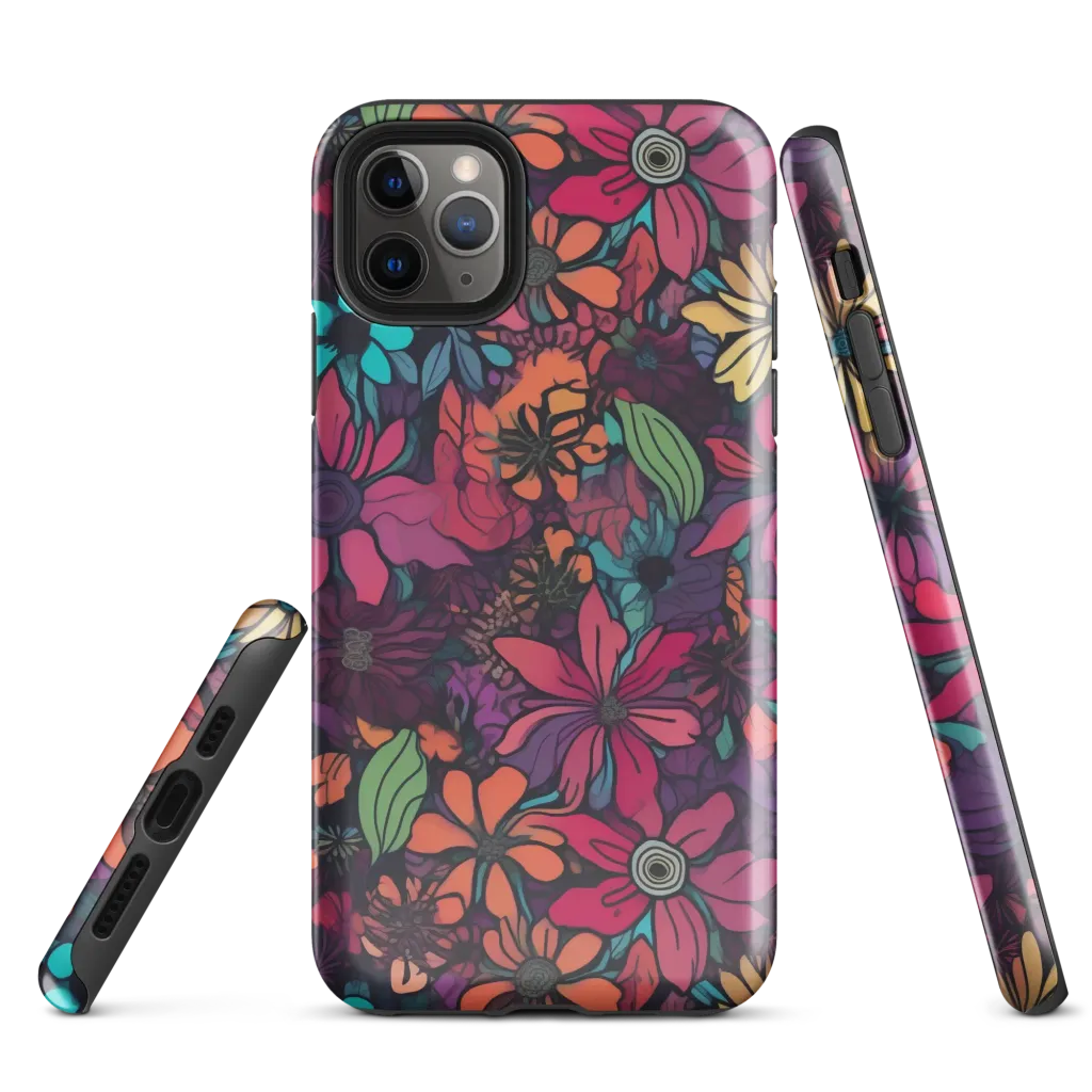 Neon Herbarium on Tough Case for iPhone® — Front