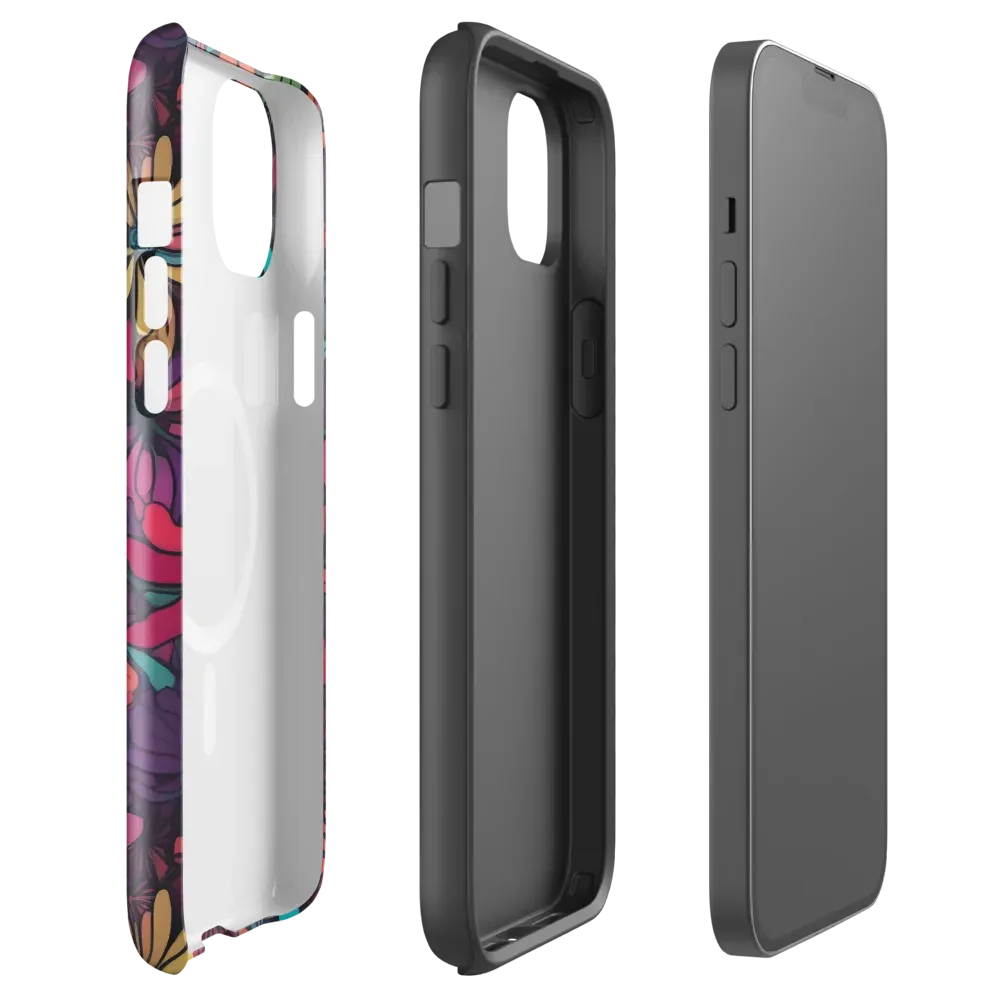 Neon Herbarium on MagSafe Tough Case for iPhone® — Front