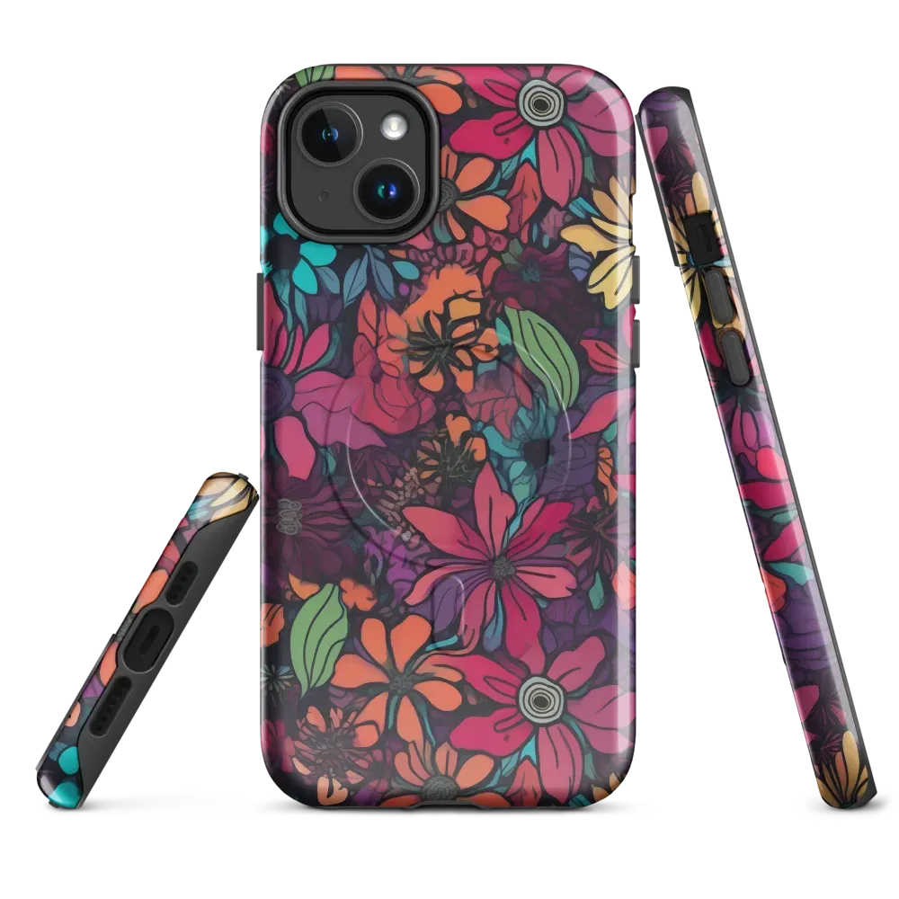Neon Herbarium on MagSafe Tough Case for iPhone® — Front