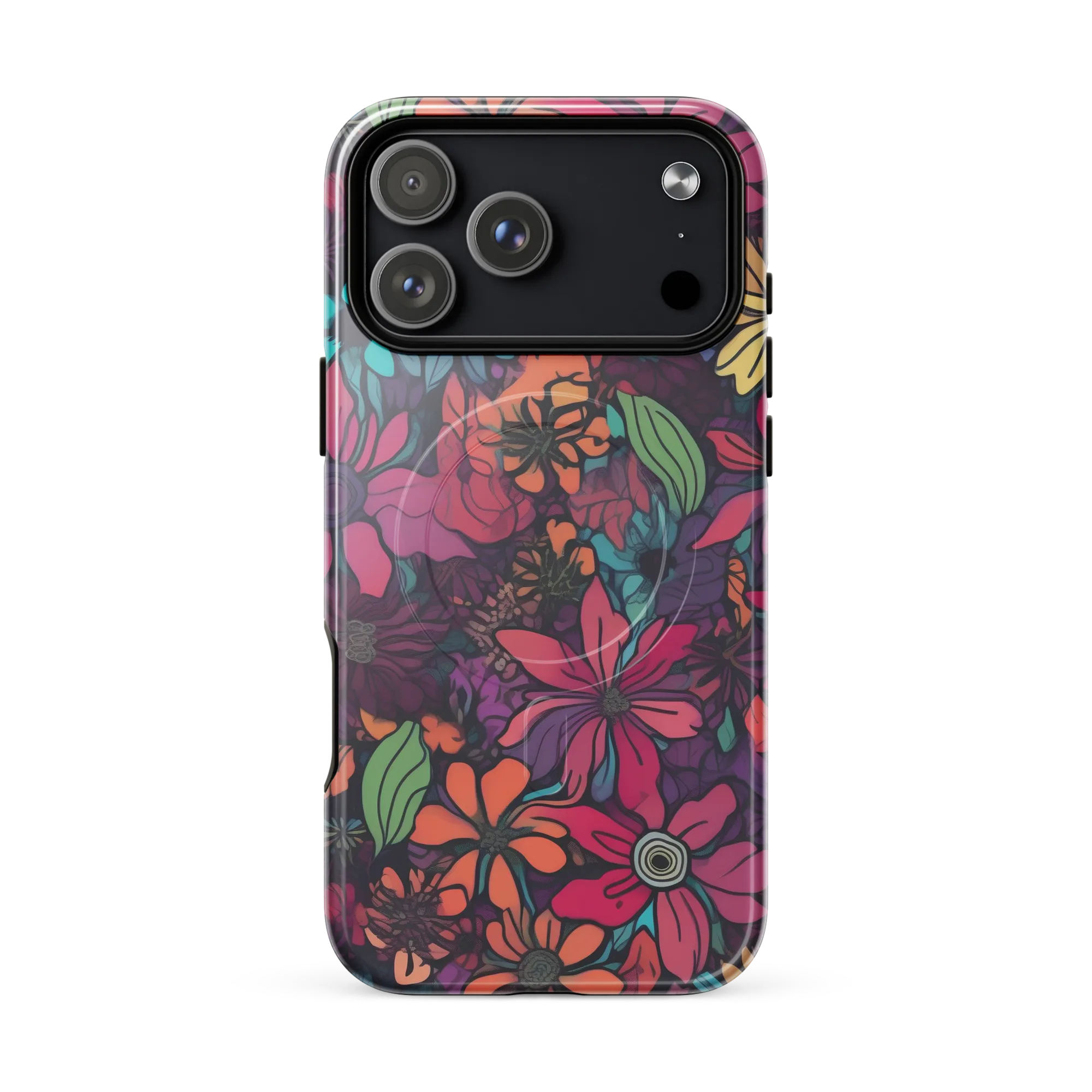 Neon Herbarium on MagSafe Tough Case for iPhone® — Front