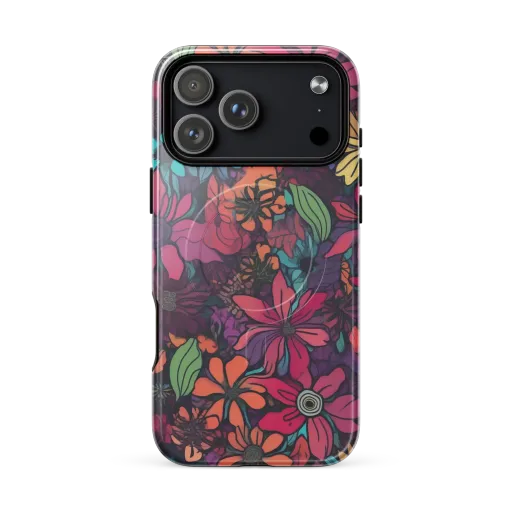 Neon Herbarium on a MagSafe Tough Case for iPhone®