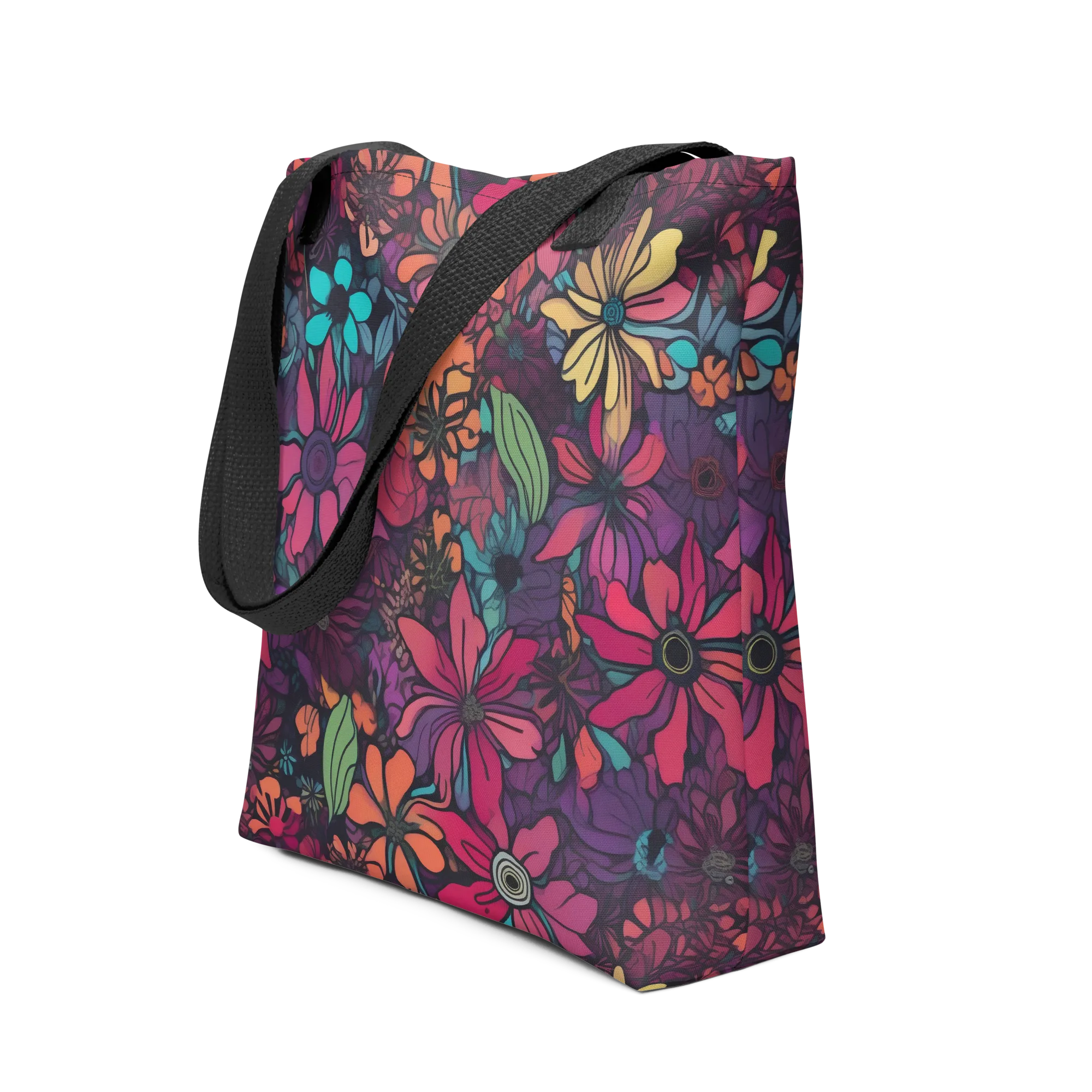 Neon Herbarium on Tote Bag — Front