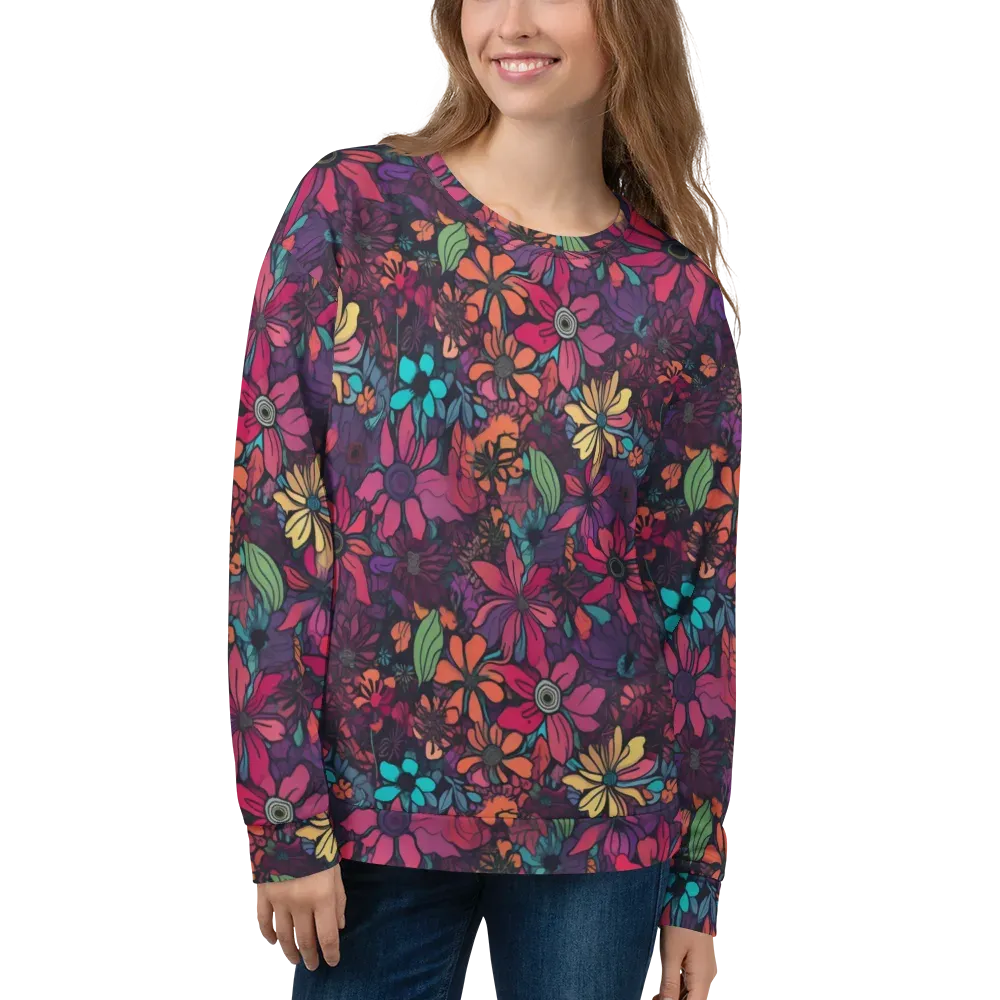Neon Herbarium on Sweatshirt — Front