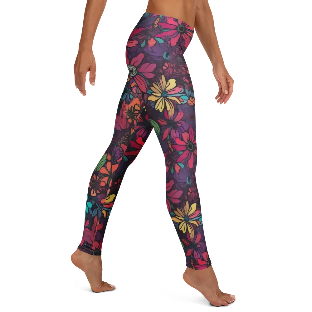 Neon Herbarium on Leggings — Right