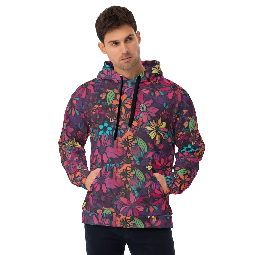 Neon Herbarium on Hoodie — Front