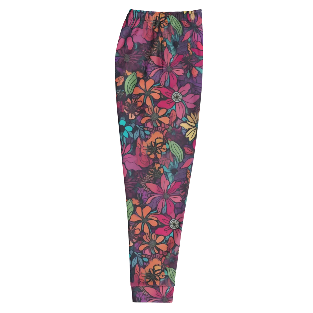 Neon Herbarium on Men's Joggers — Right