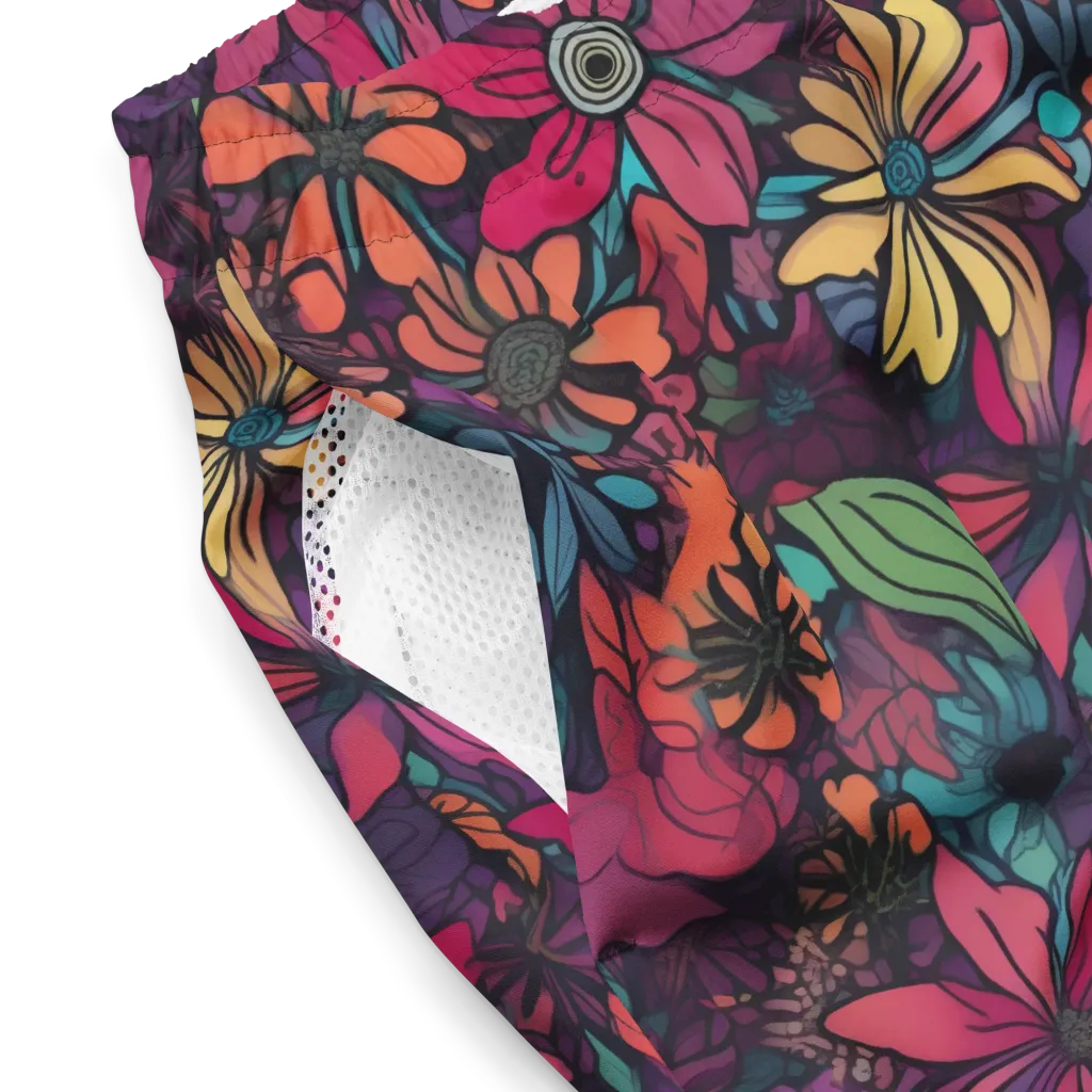 Neon Herbarium on Swim Trunks — Product details 2