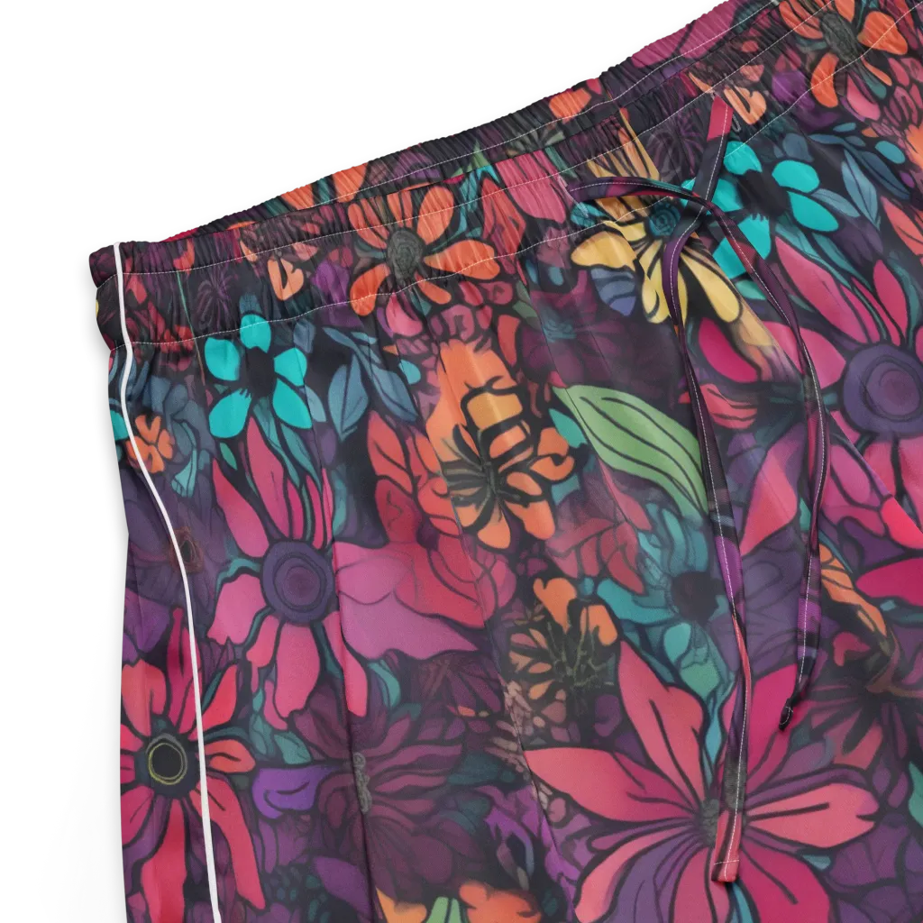 Neon Herbarium on Women's Pajama Shorts — Product details