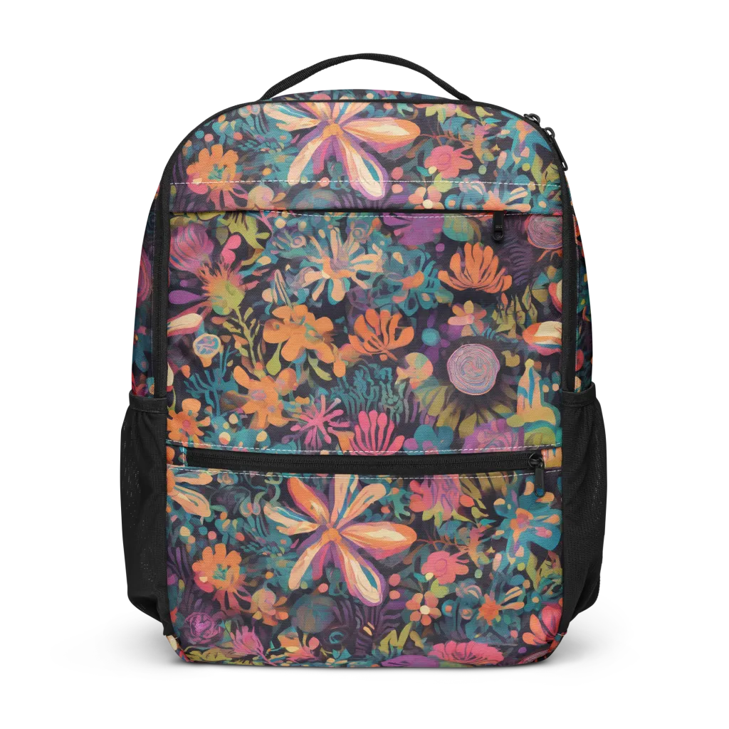 Electric Herbarium on Utility Backpack — Front