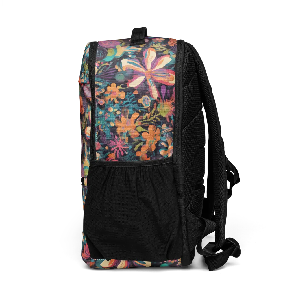 Electric Herbarium on Utility Backpack — Left