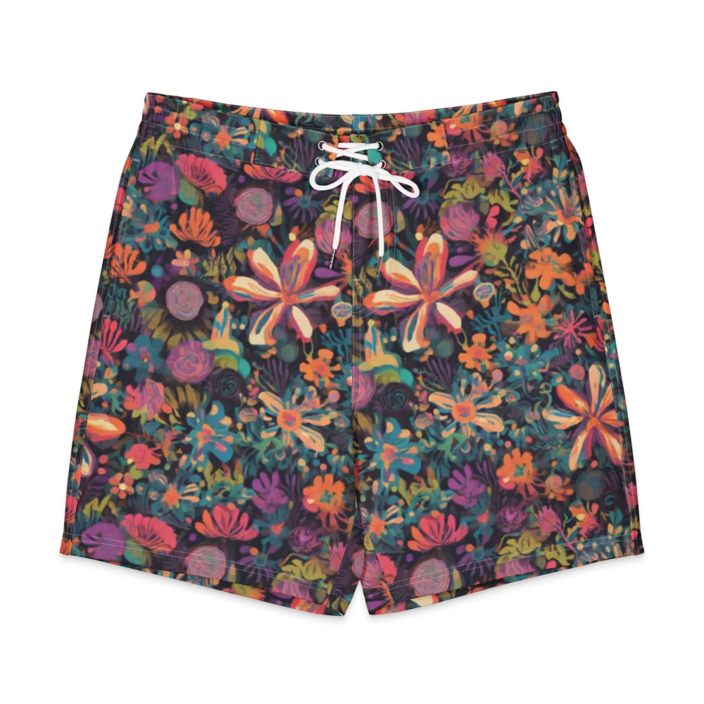 Electric Herbarium on Men's Board Shorts — Front