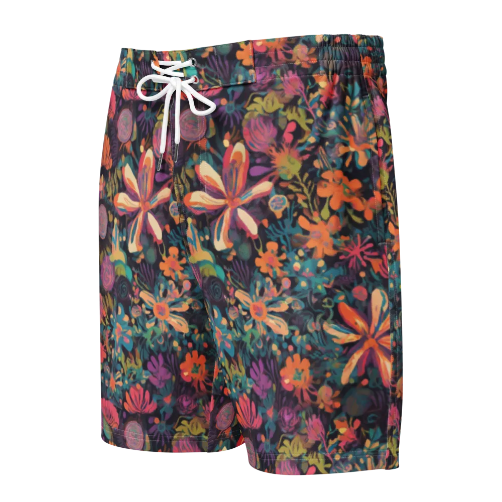 Electric Herbarium on Men's Board Shorts — Front