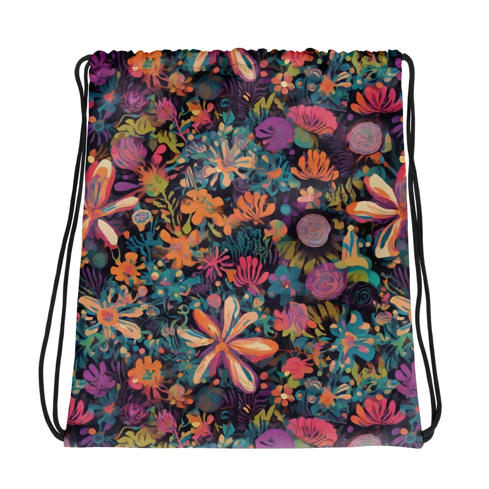 Electric Herbarium on Drawstring Bag — Photo