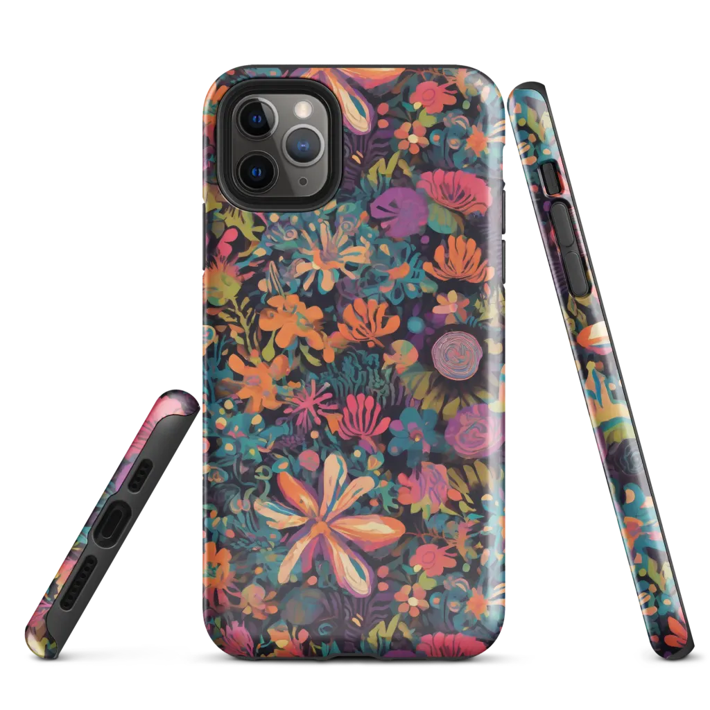 Electric Herbarium on Tough Case for iPhone® — Front