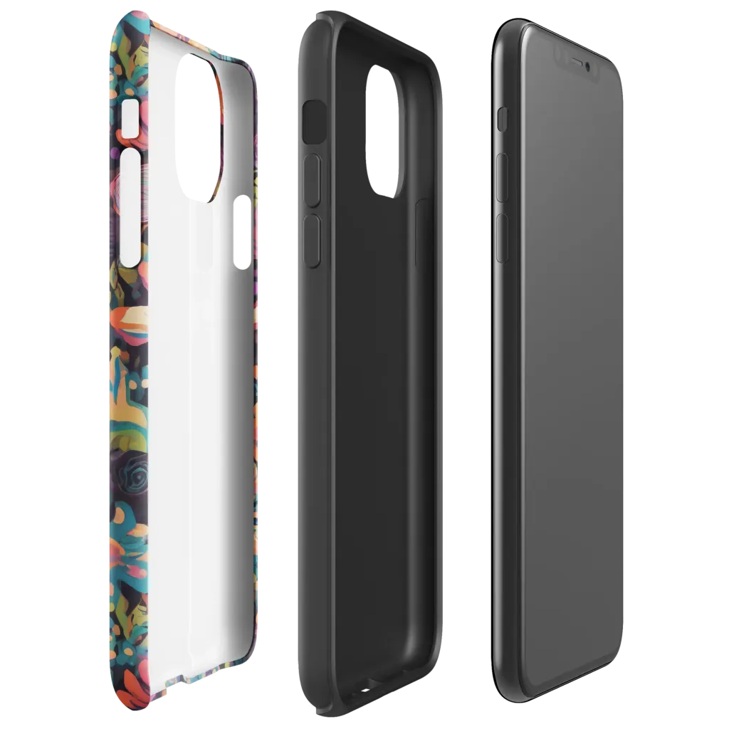 Electric Herbarium on Tough Case for iPhone® — Right