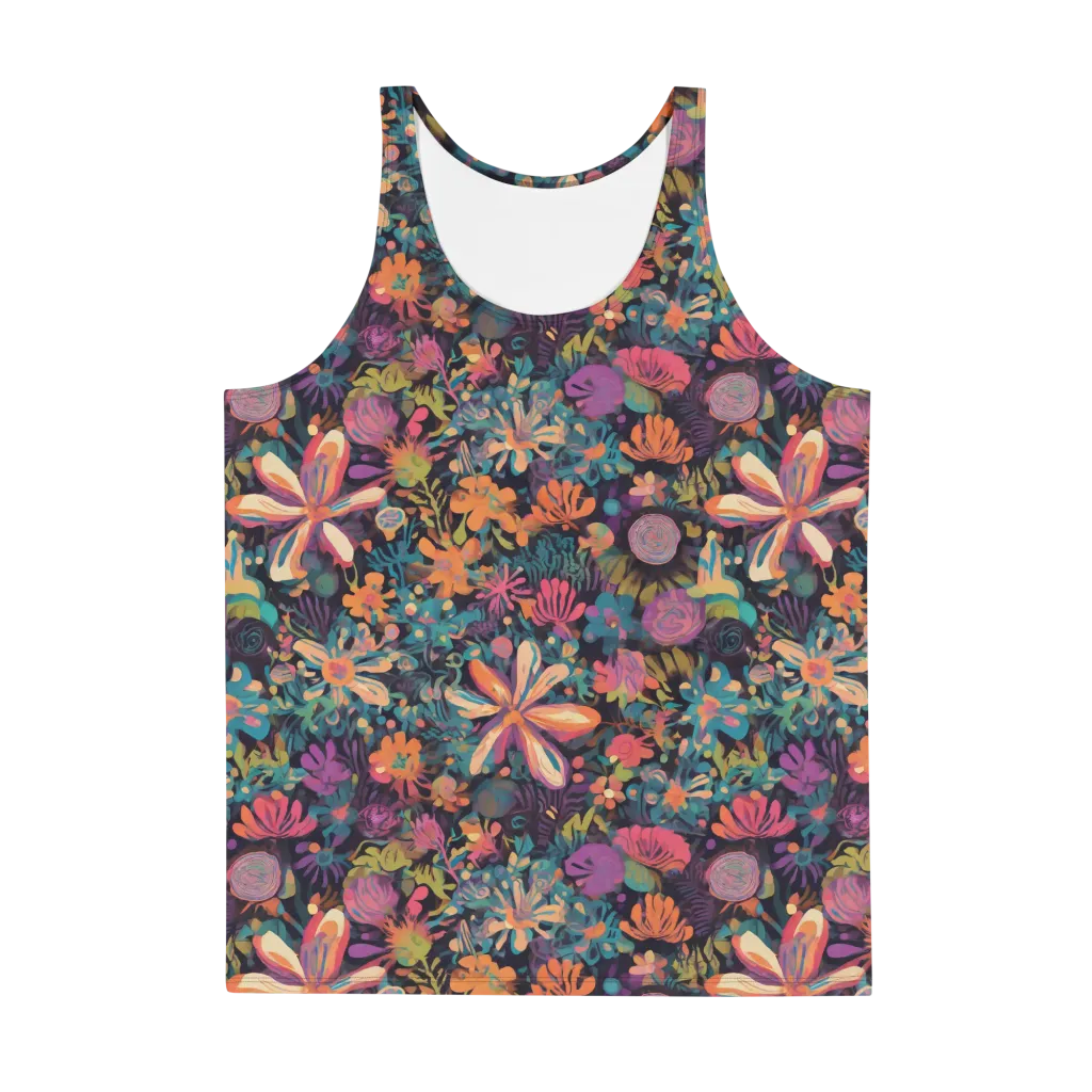 Electric Herbarium on Men's Tank Top — Front