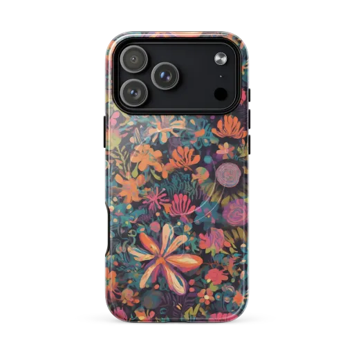 Electric Herbarium on a MagSafe Tough Case for iPhone®