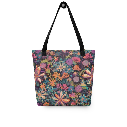 Electric Herbarium on a Tote Bag