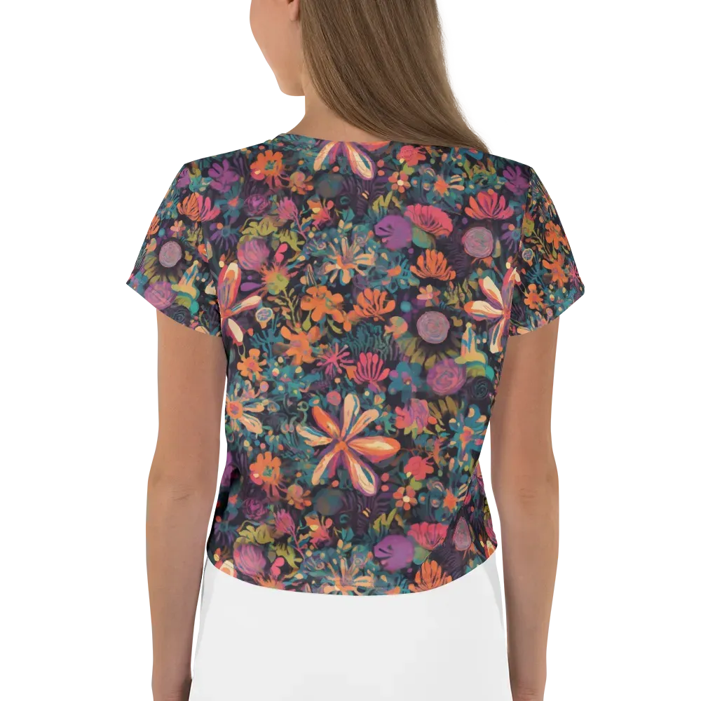 Electric Herbarium on Crop Tee — Back