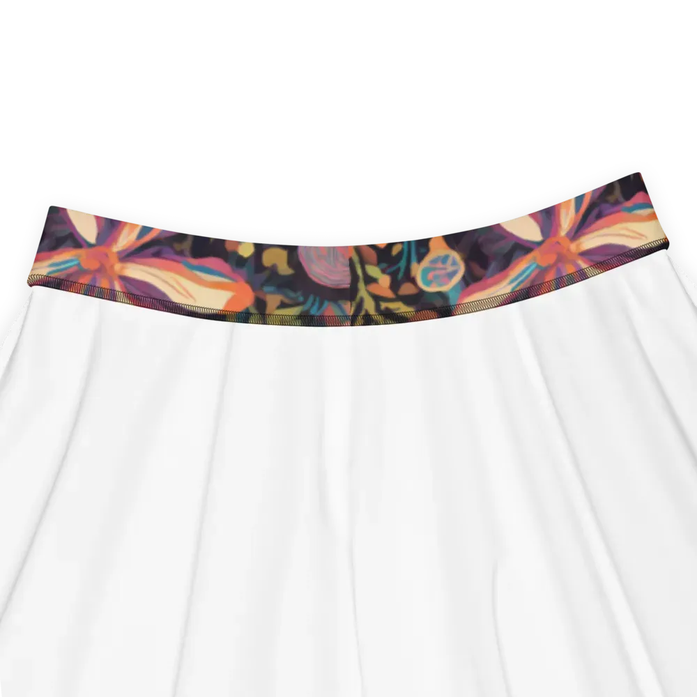Electric Herbarium on Skater Skirt — Product details