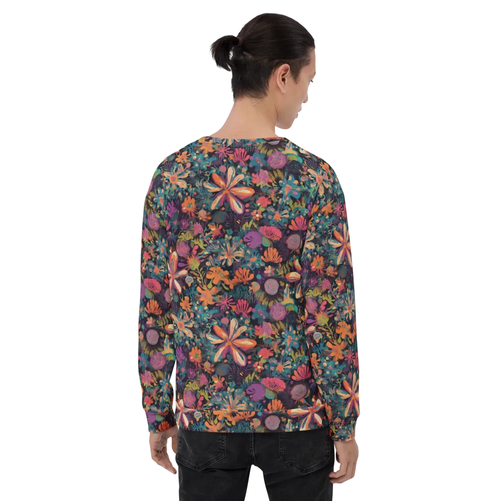 Electric Herbarium on Sweatshirt — Back