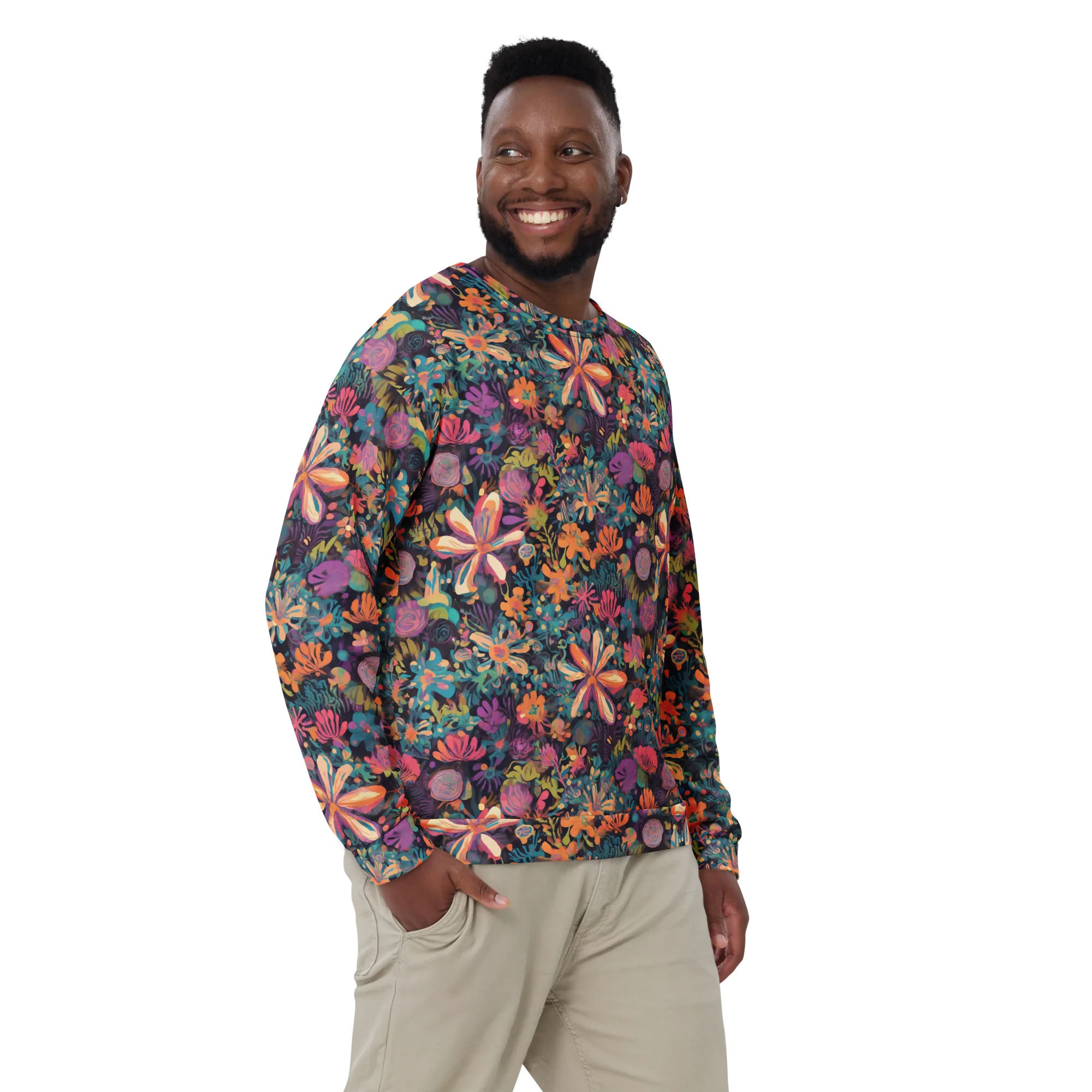 Electric Herbarium on Sweatshirt — Front