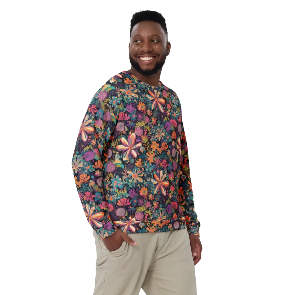 Electric Herbarium on Sweatshirt — Front