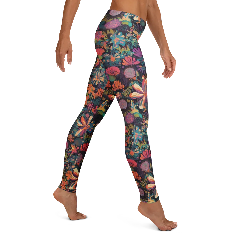 Electric Herbarium on Leggings — Right