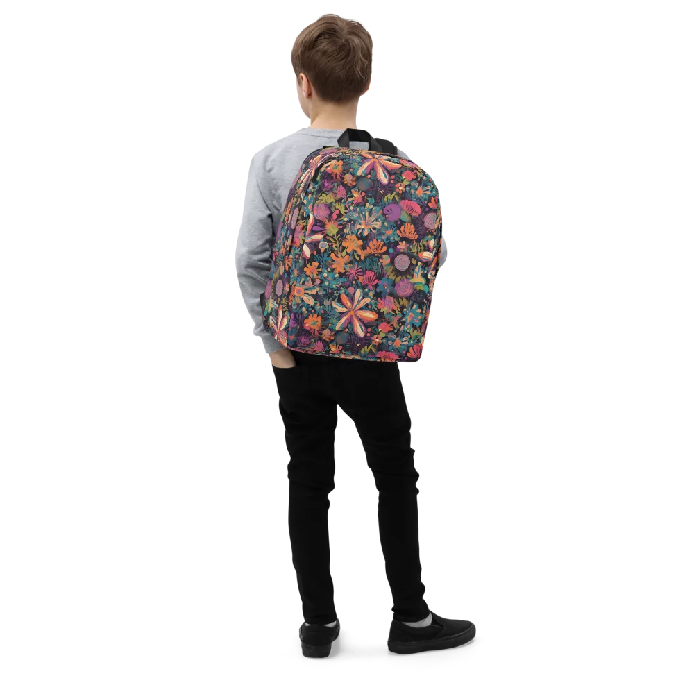 Electric Herbarium on Minimalist Backpack — Right Front
