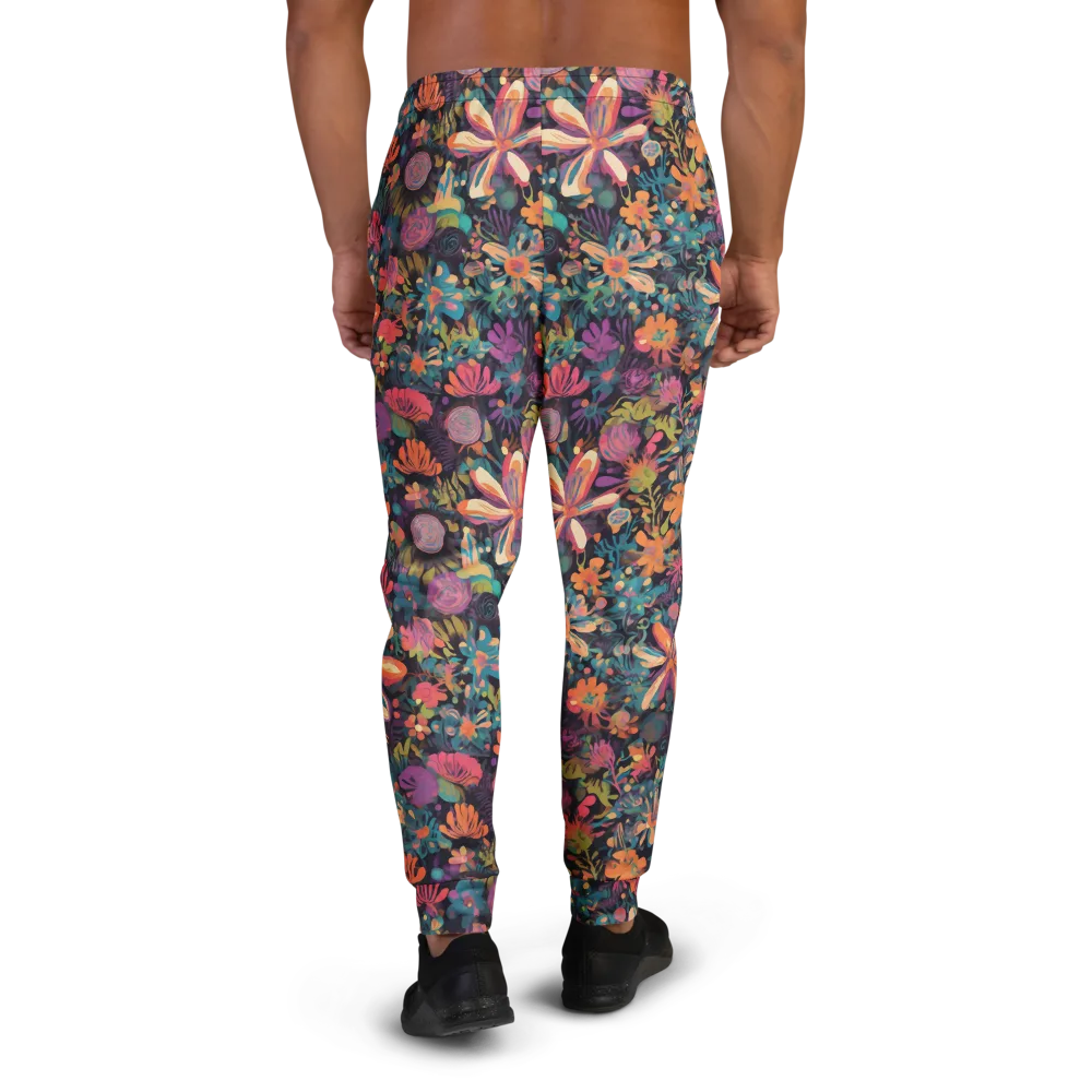 Electric Herbarium on Men's Joggers — Back