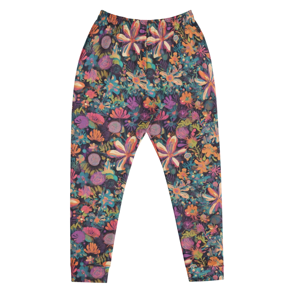 Electric Herbarium on Men's Joggers — Front
