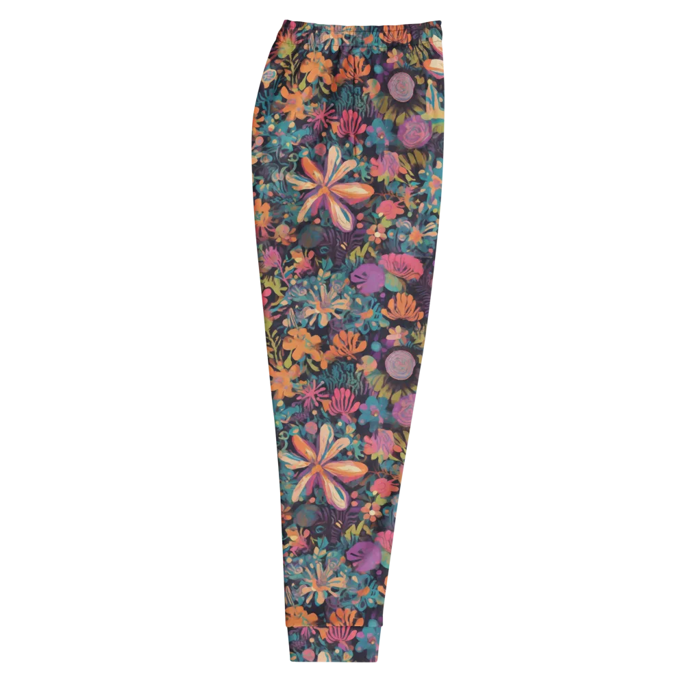 Electric Herbarium on Men's Joggers — Right
