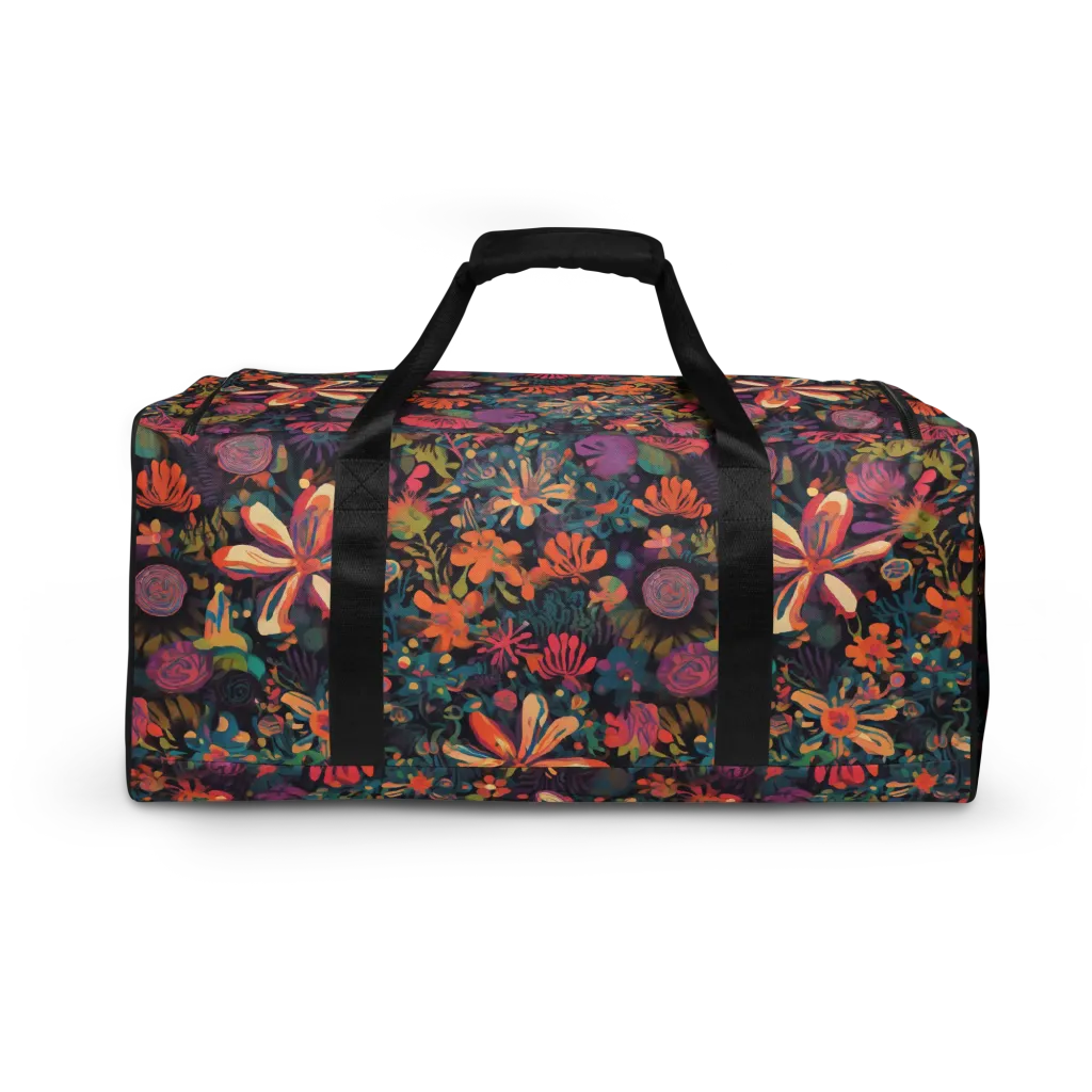 Electric Herbarium on Duffle Bag — Back