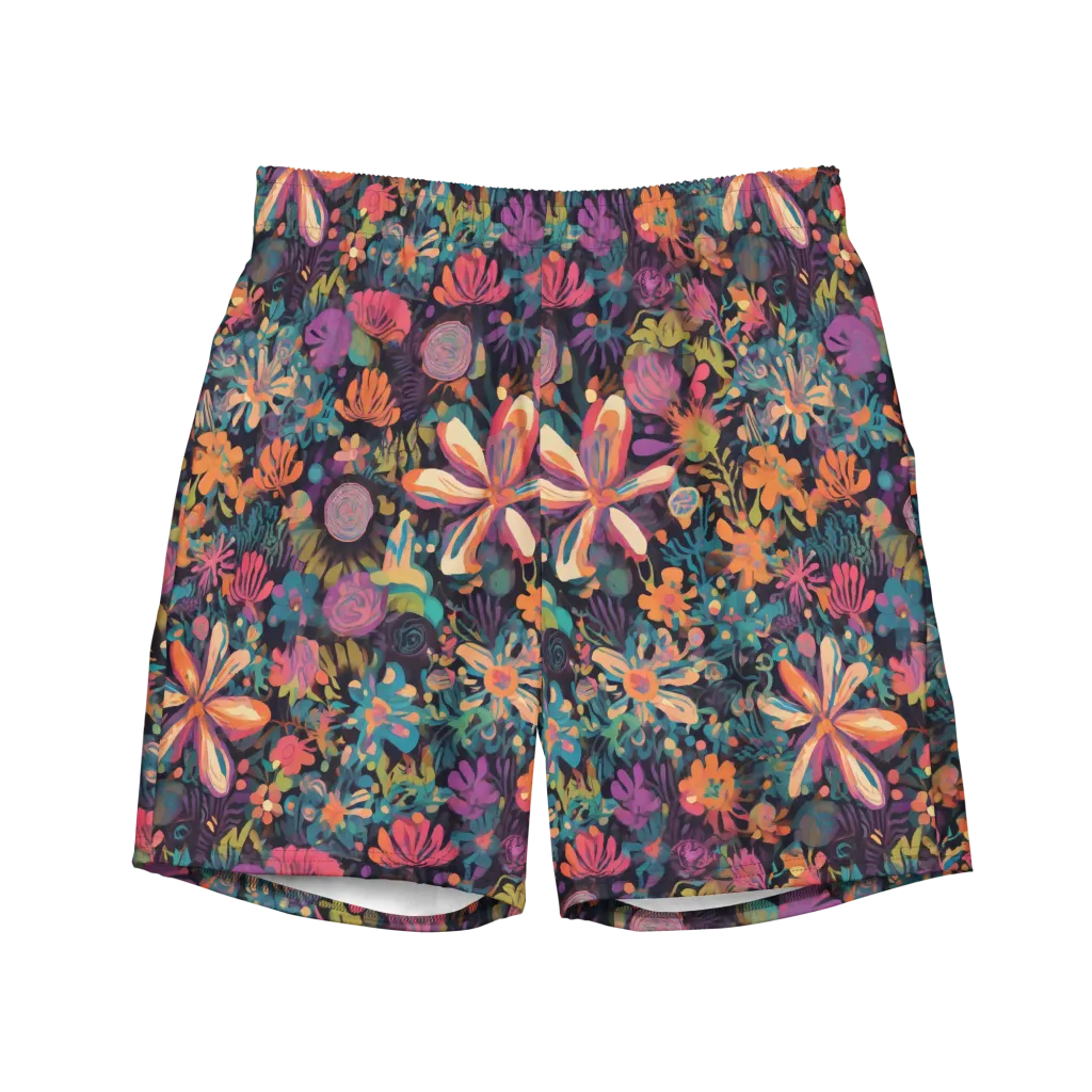 Electric Herbarium on Swim Trunks — Front