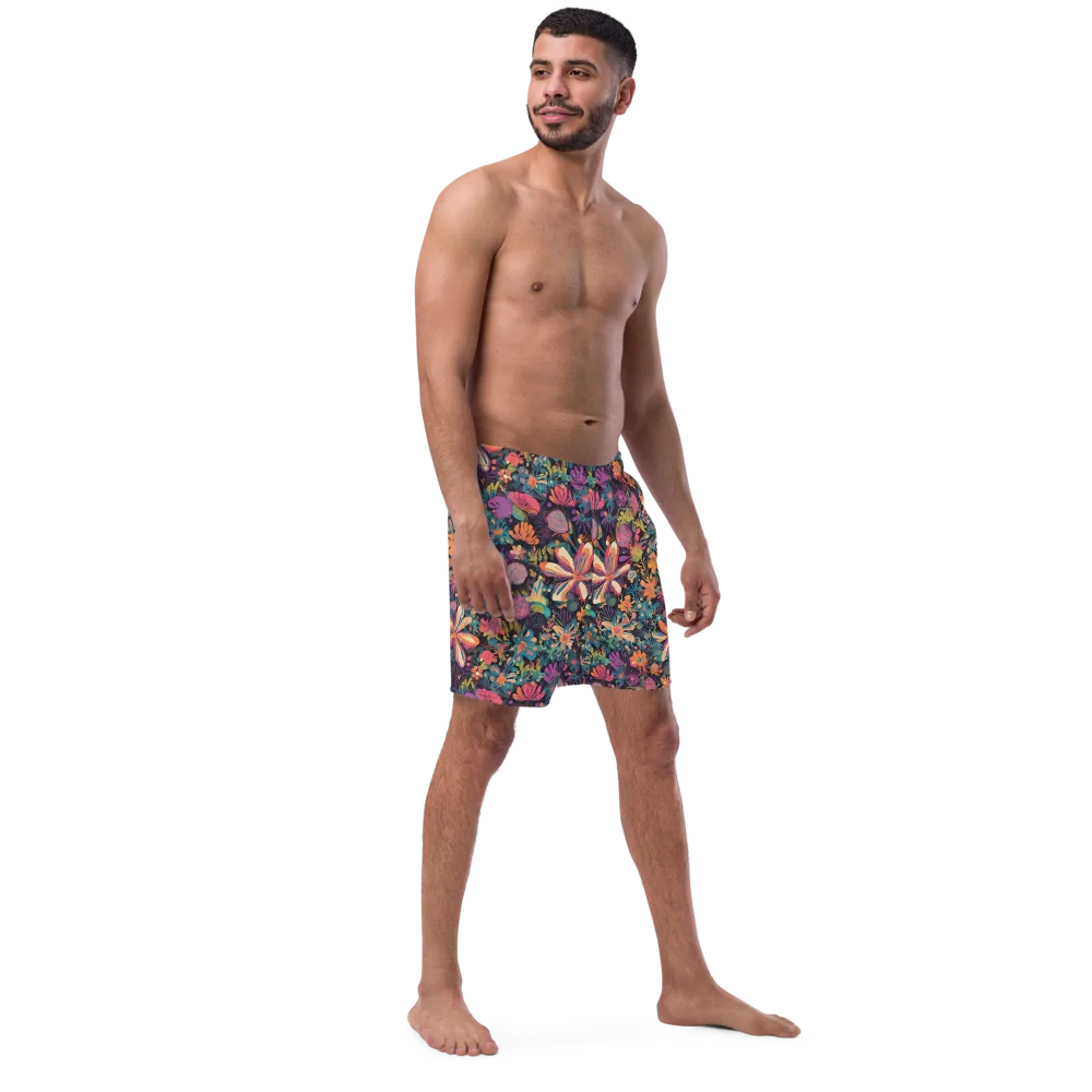 Electric Herbarium on Swim Trunks — Right Front