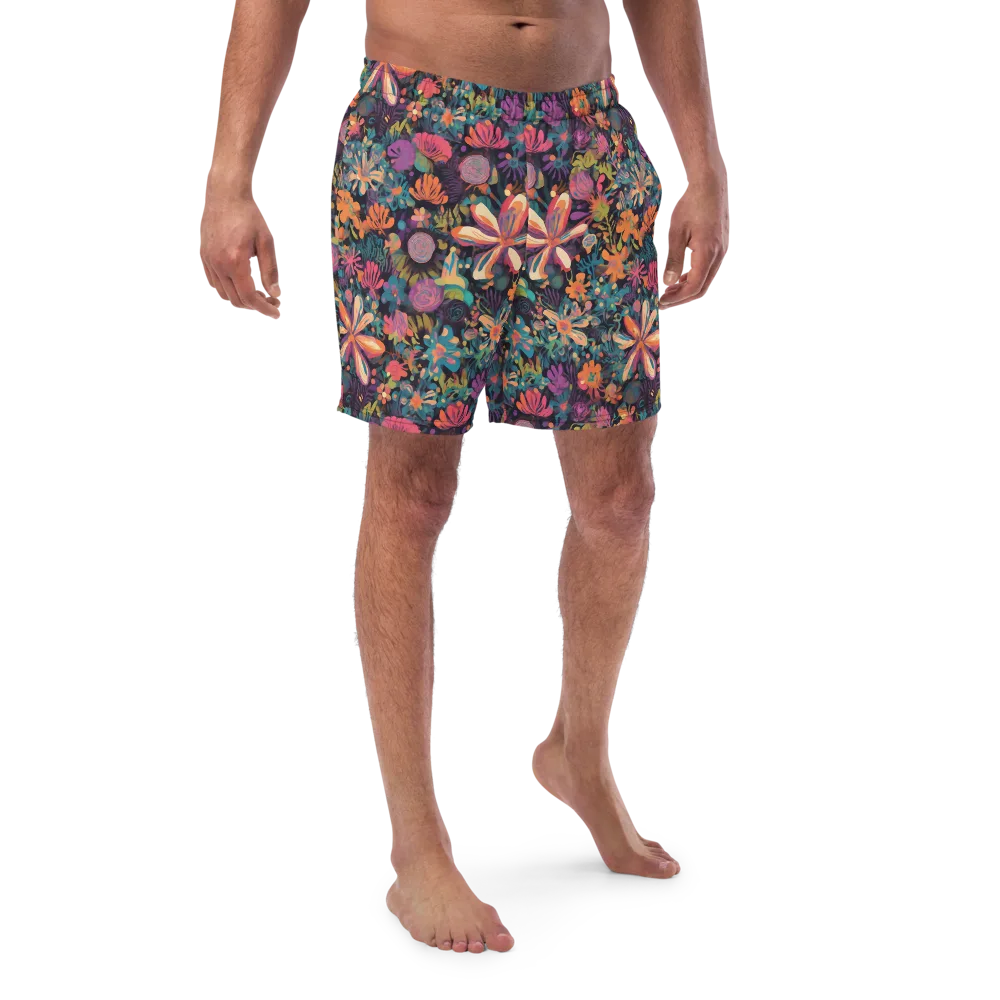 Electric Herbarium on Swim Trunks — Front