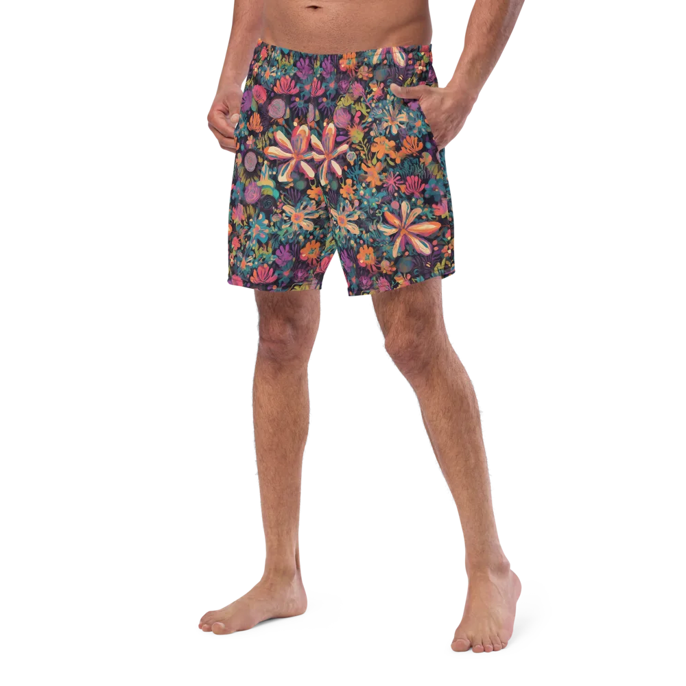 Electric Herbarium on Swim Trunks — Left Front