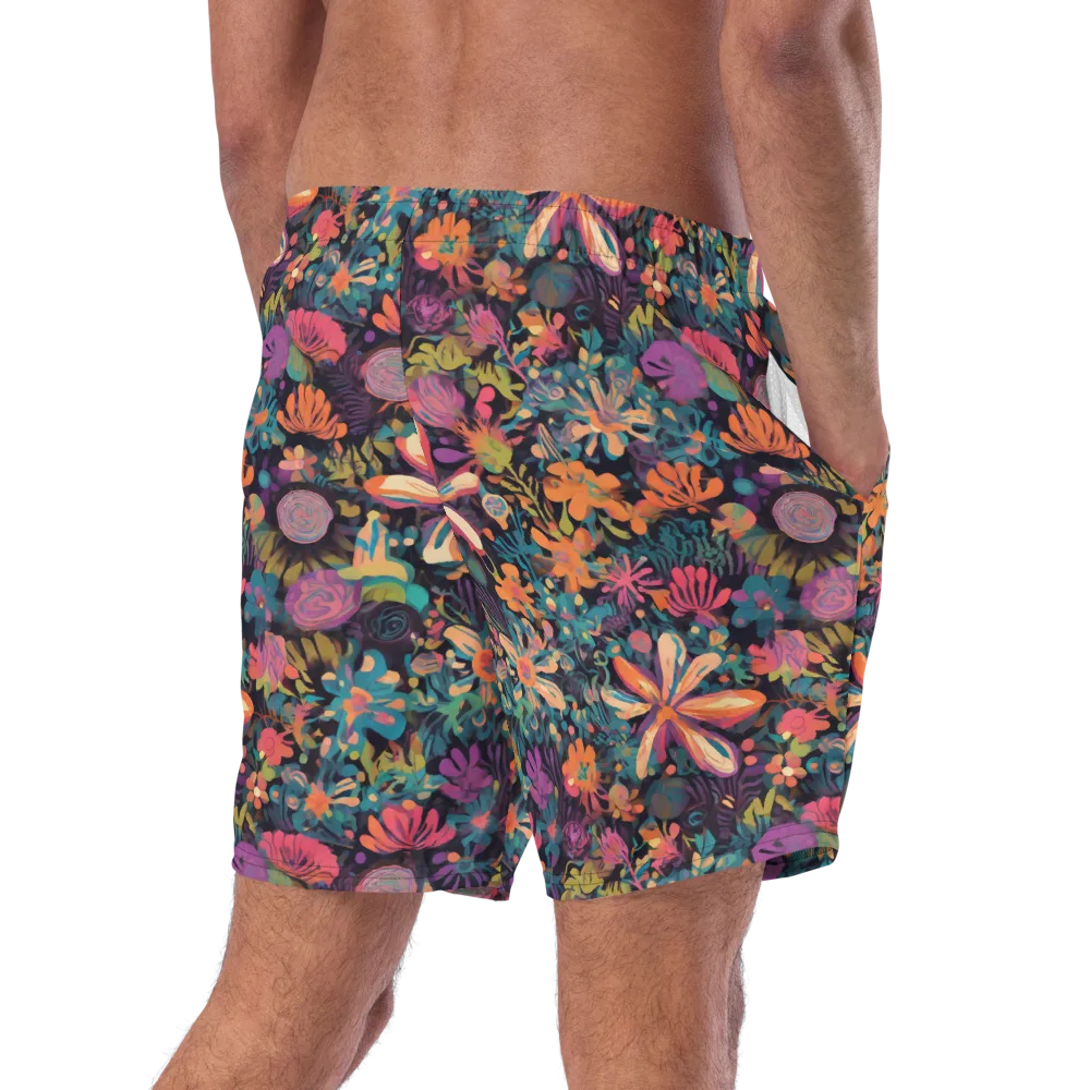 Electric Herbarium on Swim Trunks — Right Back