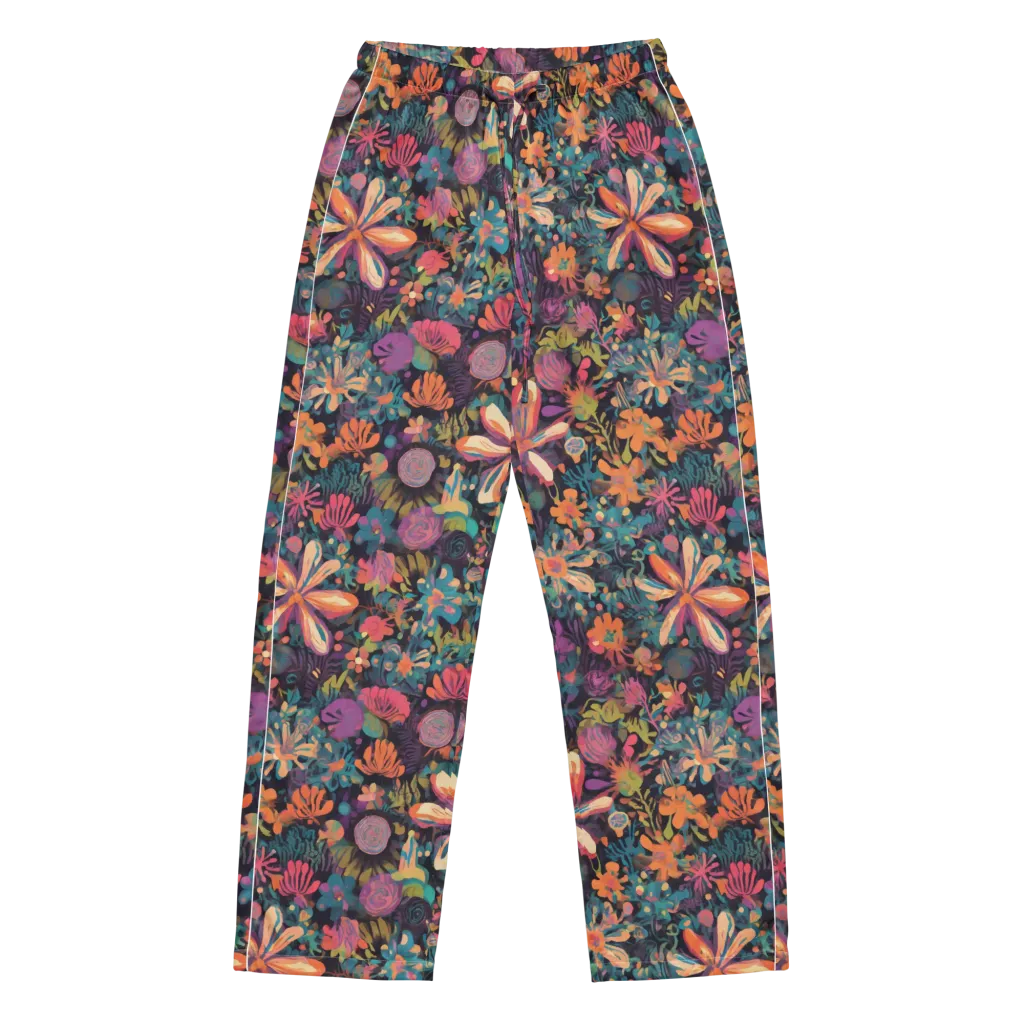 Electric Herbarium on Women's Pajama Pants — Front