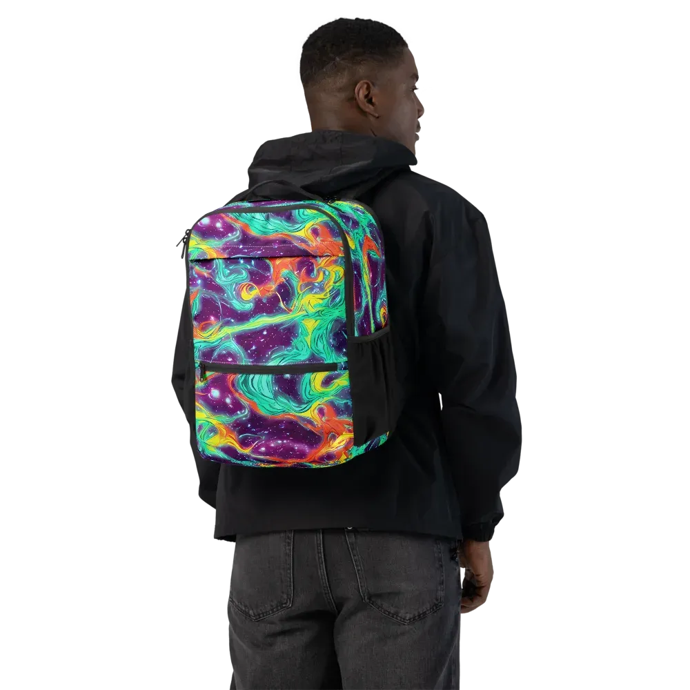 Astral Afterglow on Utility Backpack — Back